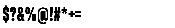 Pragmatica Next Tight Extra Bold Font OTHER CHARS