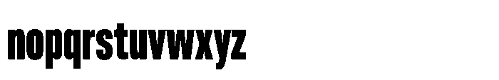 Pragmatica Next Tight Extra Bold Font LOWERCASE