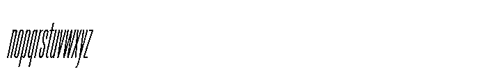 Pragmatica Next Tight Extralight Slanted Font LOWERCASE