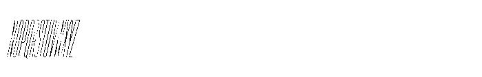 Pragmatica Next Tight Hairline Slanted Font UPPERCASE
