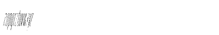 Pragmatica Next Tight Hairline Slanted Font LOWERCASE