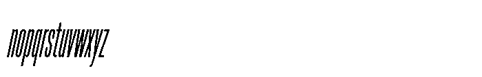 Pragmatica Next Tight Light Slanted Font LOWERCASE