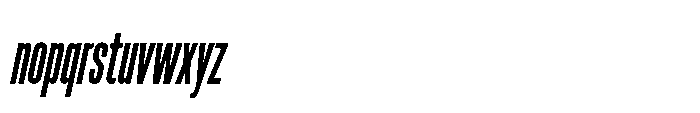 Pragmatica Next Tight Medium Slanted Font LOWERCASE
