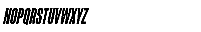 Pragmatica Next Tight Semi Bold Slanted Font UPPERCASE