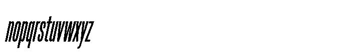 Pragmatica Next Tight Slanted Font LOWERCASE