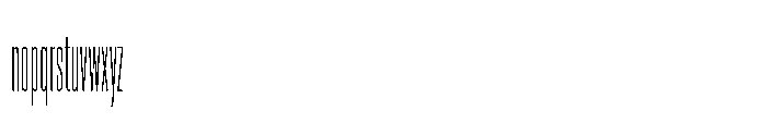 Pragmatica Next Tight Thin Font LOWERCASE