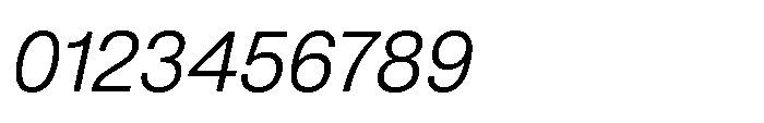Pragmatica Next VF Slanted Font OTHER CHARS