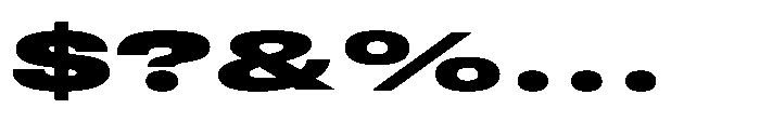 Pragmatica Next Wide Black Font OTHER CHARS