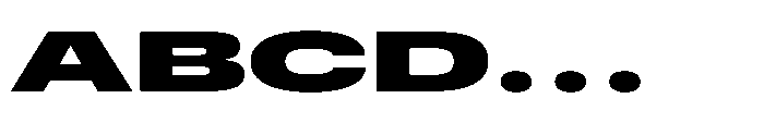 Pragmatica Next Wide Black Font UPPERCASE