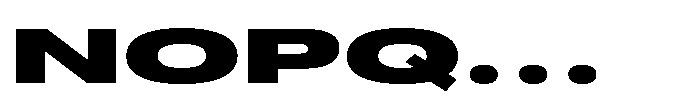Pragmatica Next Wide Black Font UPPERCASE