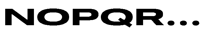Pragmatica Next Wide Bold Font UPPERCASE