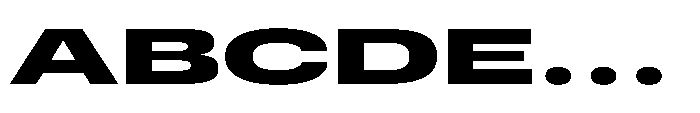 Pragmatica Next Wide Extra Bold Font UPPERCASE