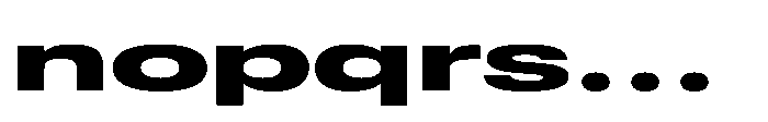 Pragmatica Next Wide Extra Bold Font LOWERCASE