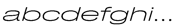 Pragmatica Next Wide Extralight Slanted FONT