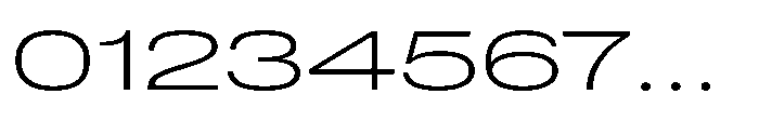 Pragmatica Next Wide Extralight Font OTHER CHARS