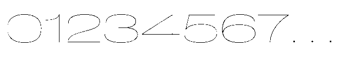 Pragmatica Next Wide Hairline Font OTHER CHARS