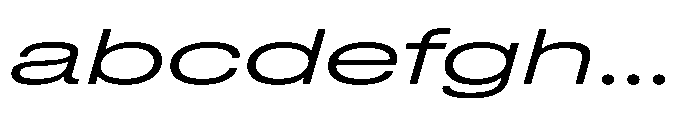 Pragmatica Next Wide Light Slanted FONT