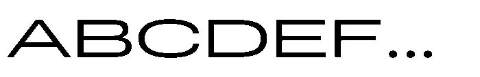 Pragmatica Next Wide Light Font UPPERCASE