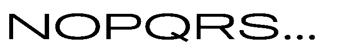 Pragmatica Next Wide Light Font UPPERCASE