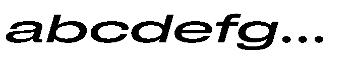 Pragmatica Next Wide Medium Slanted FONT