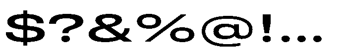 Pragmatica Next Wide Medium Font OTHER CHARS
