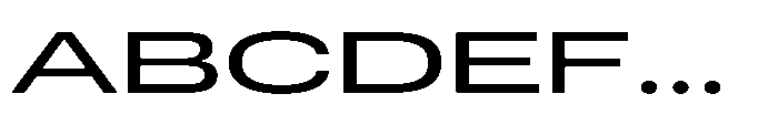 Pragmatica Next Wide Regular Font UPPERCASE