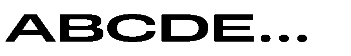 Pragmatica Next Wide Semi Bold Font UPPERCASE