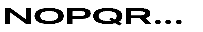 Pragmatica Next Wide Semi Bold Font UPPERCASE
