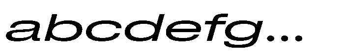 Pragmatica Next Wide Slanted FONT