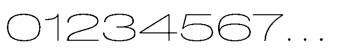 Pragmatica Next Wide Thin Font OTHER CHARS