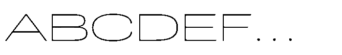 Pragmatica Next Wide Thin Font UPPERCASE