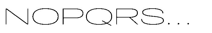 Pragmatica Next Wide Thin Font UPPERCASE