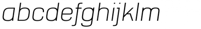 Pragmatik Light Italic Font LOWERCASE