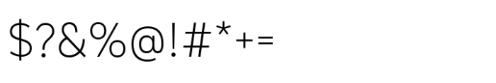 Pragmatus Extra Light Font OTHER CHARS