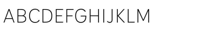 Pragmatus Extra Light Font UPPERCASE