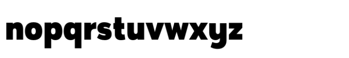 Pragmatus Heavy Font LOWERCASE