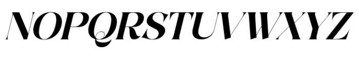 Prague Quest Italic Font UPPERCASE