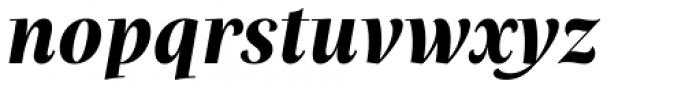 Praho Pro Bold Italic Font LOWERCASE