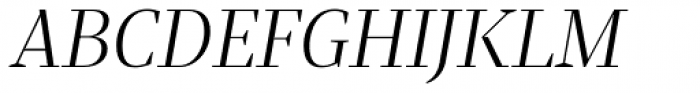 Praho Pro Light Italic Font UPPERCASE