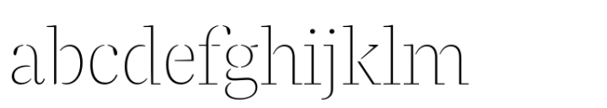 Praho Pro Stencil Thin Font LOWERCASE