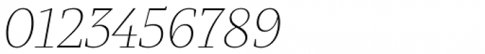 Praho Pro Thin Italic Font OTHER CHARS