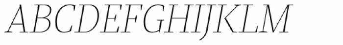 Praho Pro Thin Italic Font UPPERCASE