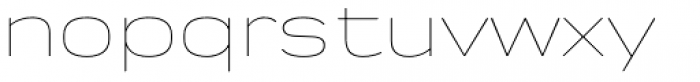 Praktika Round ExtraLight Extended Font LOWERCASE