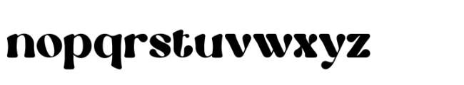 Praline Regular Font LOWERCASE