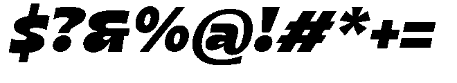 Pramat Italic Font OTHER CHARS