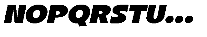 Pramat Italic Font UPPERCASE