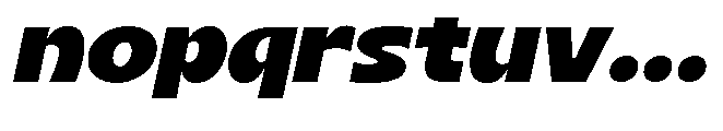 Pramat Italic Font LOWERCASE