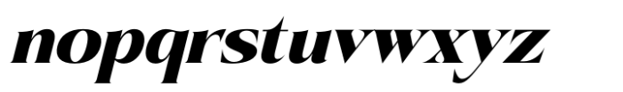 Pramid Mango Italic Font LOWERCASE