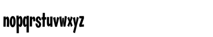 Pranksy AOE Extra Condensed Bold Font LOWERCASE