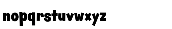 Pranksy AOE SemiCondensed Black Font LOWERCASE